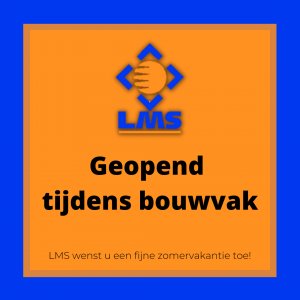 Vakantie bericht - geopend